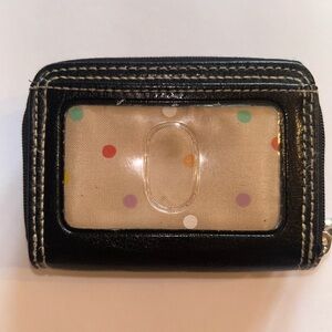 Black Leather Phone Wallet Case